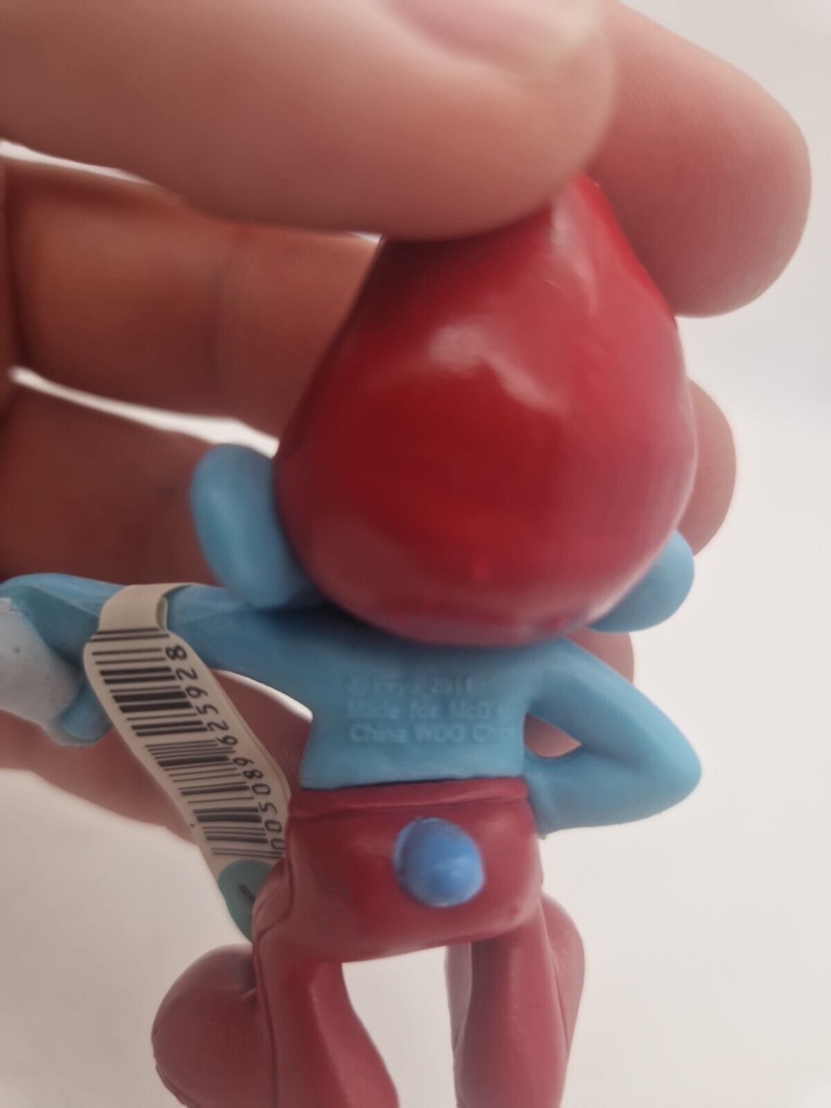 RARE The Smurfs Schleich Peyo Papa Smurf 2011 PVC McDonald's Figurine Toy