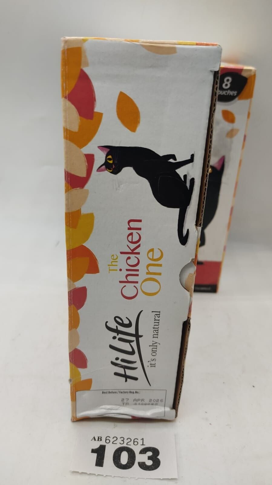 HiLife It's Only Natural The Chicken One in Jelly Adult Cat Food Pouches - 16x