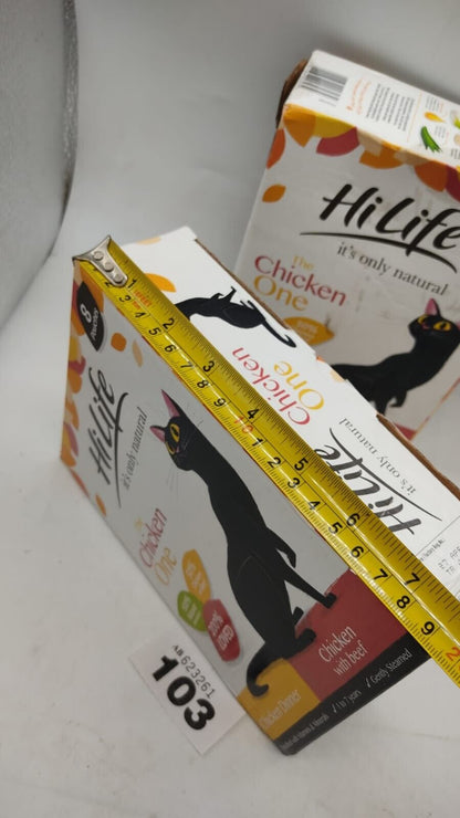 HiLife It's Only Natural The Chicken One in Jelly Adult Cat Food Pouches - 16x