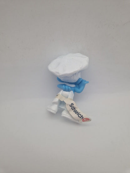 RARE The Smurfs Schleich Peyo Chef Smurf 2011 PVC McDonald's Figurine Toy