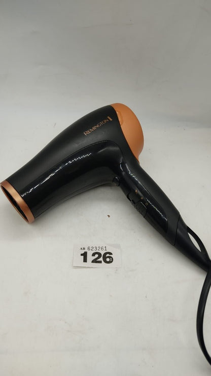 Remington D3010 2000W Hair Dryer Tested Working - Black