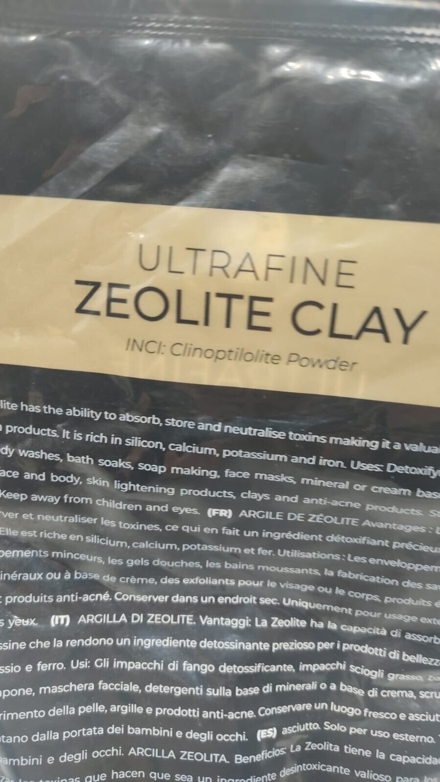 Mystic Moments 500g Zeolite Clay Ultra Fine & Pure