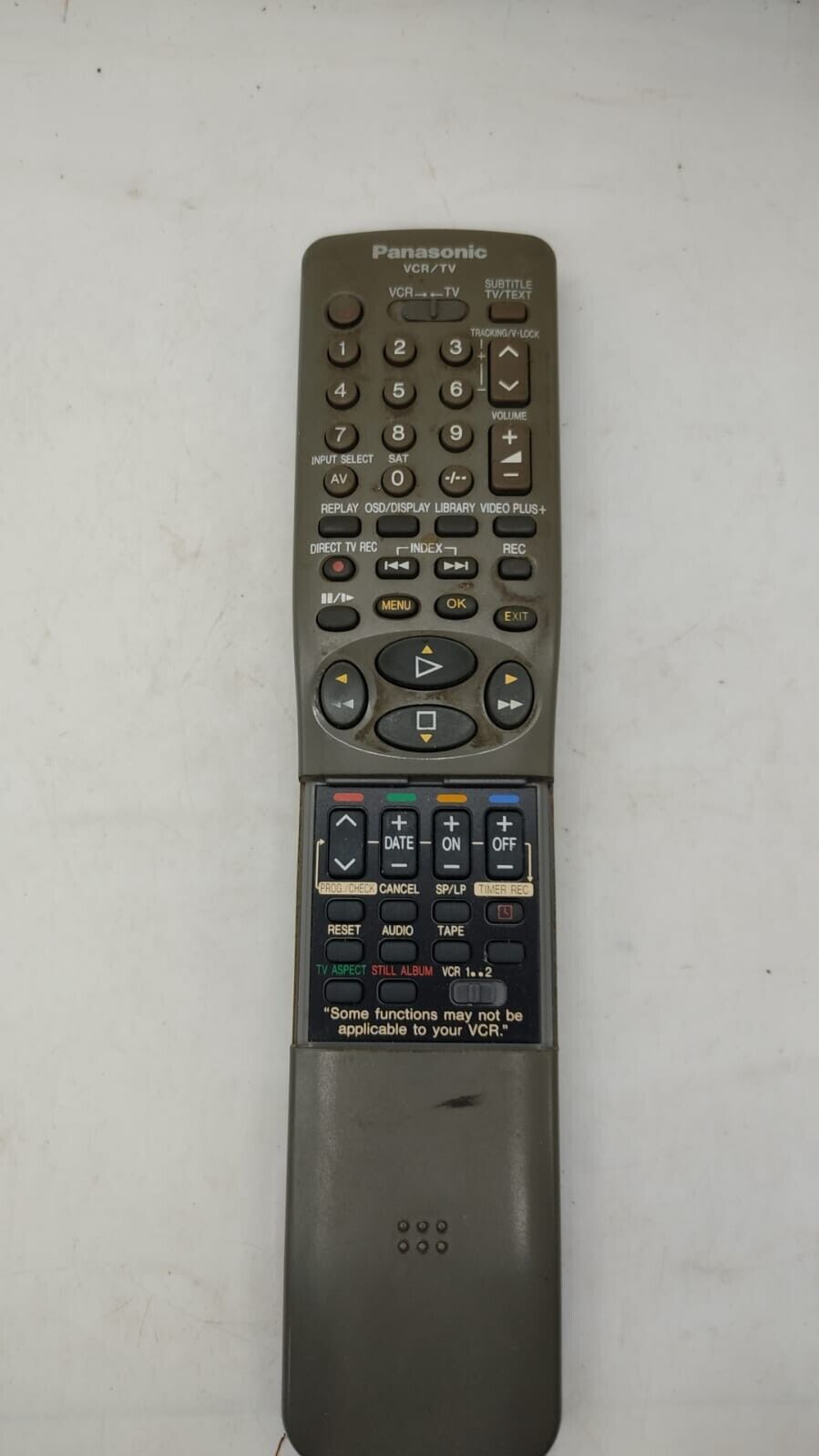 Panasonic EUR571744 VCR Video TV Remote Control Genuine Original