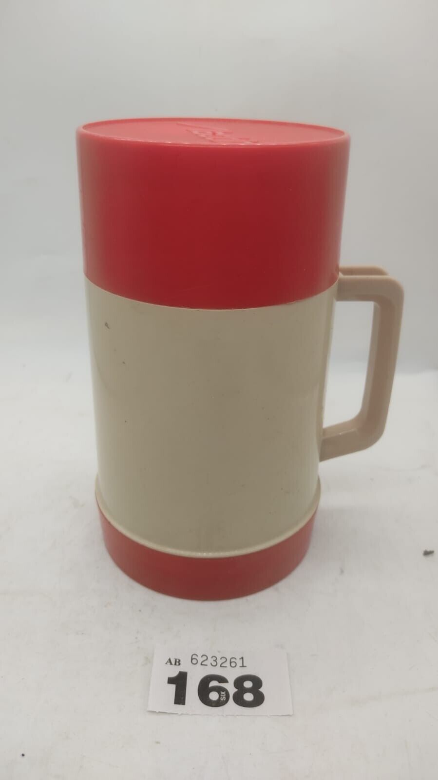 Aladdin Filler #40 Vacuum Bottle .43 liter Pint Red with Plastic Cup