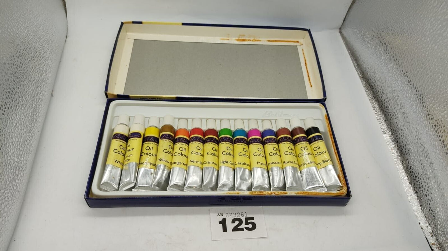 Boldmere 14 Oil Colours All Tubes Sealed The Artists Choice 12ml Tubes