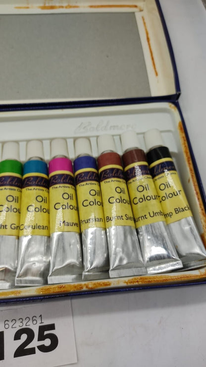 Boldmere 14 Oil Colours All Tubes Sealed The Artists Choice 12ml Tubes