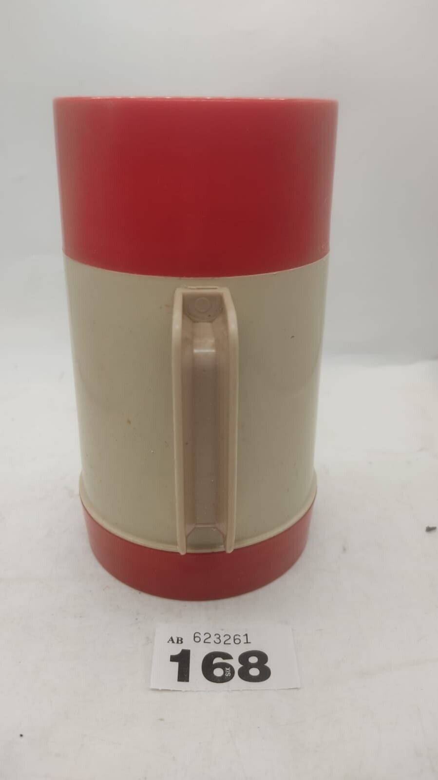 Aladdin Filler #40 Vacuum Bottle .43 liter Pint Red with Plastic Cup