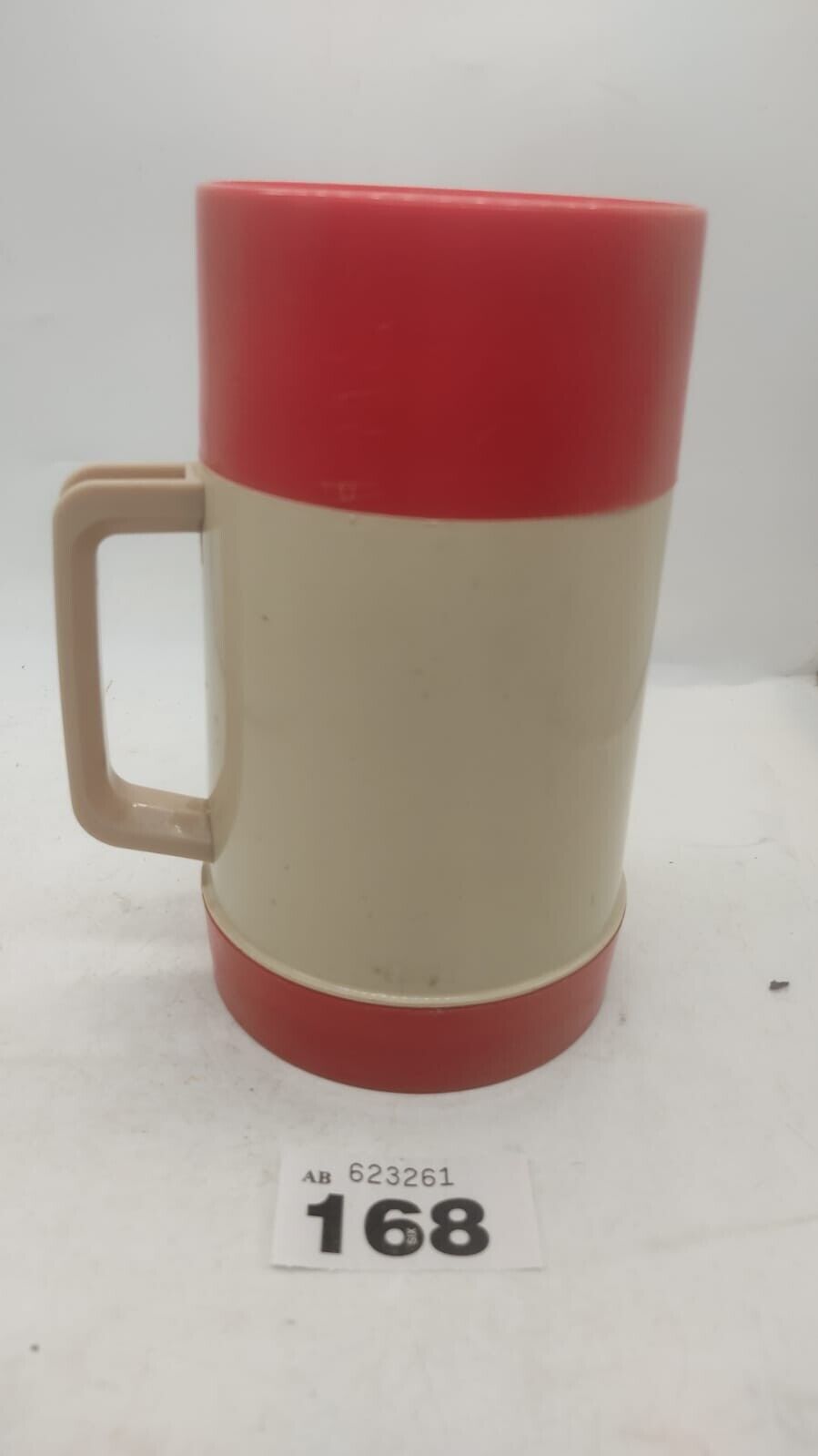 Aladdin Filler #40 Vacuum Bottle .43 liter Pint Red with Plastic Cup