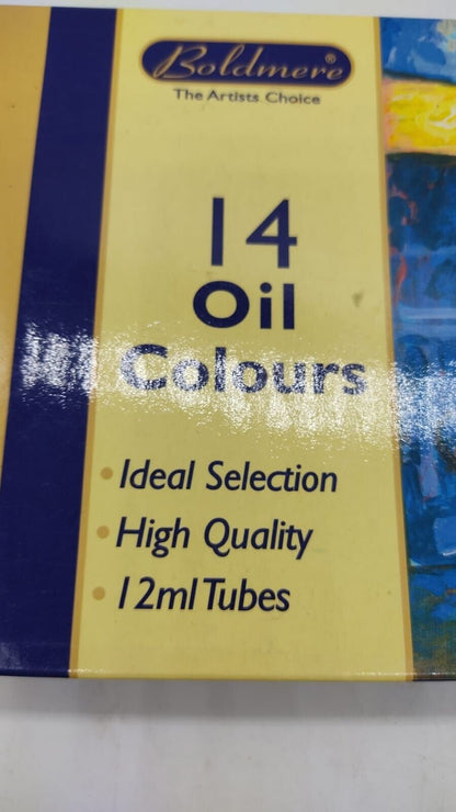 Boldmere 14 Oil Colours All Tubes Sealed The Artists Choice 12ml Tubes