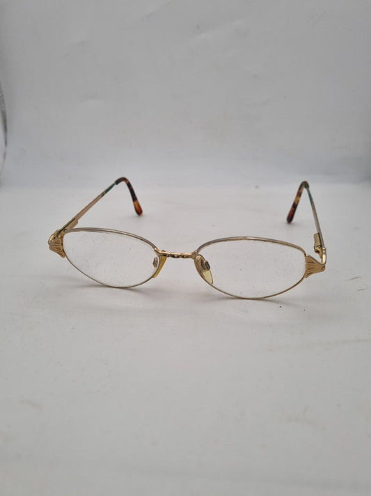 CHAMPS ELYSEES eyeglasses GOLD OVAL Glasses Frame Only  MOD: 50X18 M GOLD 856