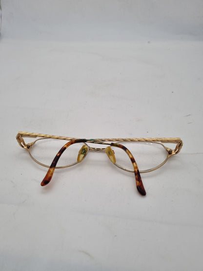 CHAMPS ELYSEES eyeglasses GOLD OVAL Glasses Frame Only  MOD: 50X18 M GOLD 856