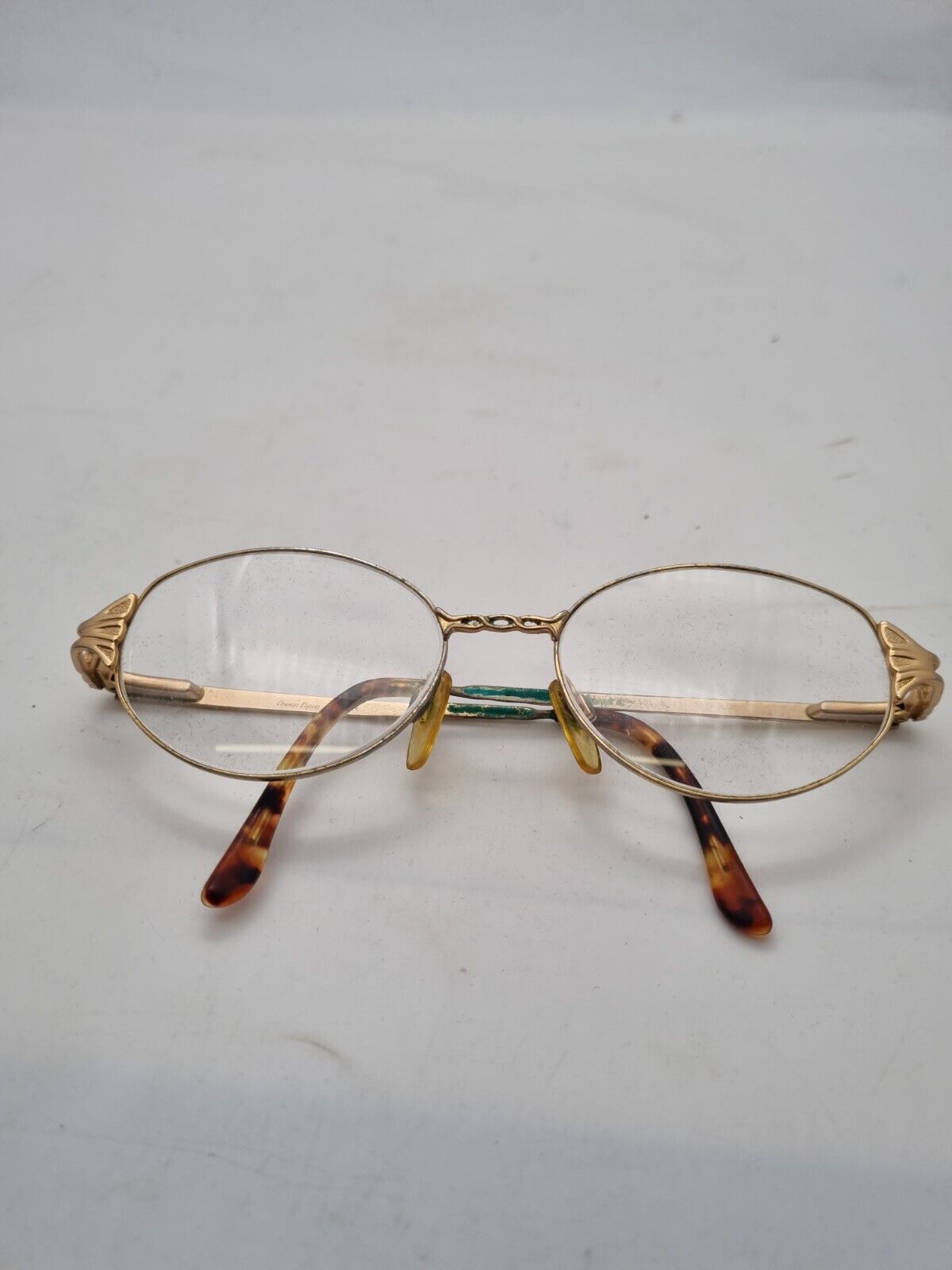 CHAMPS ELYSEES eyeglasses GOLD OVAL Glasses Frame Only  MOD: 50X18 M GOLD 856