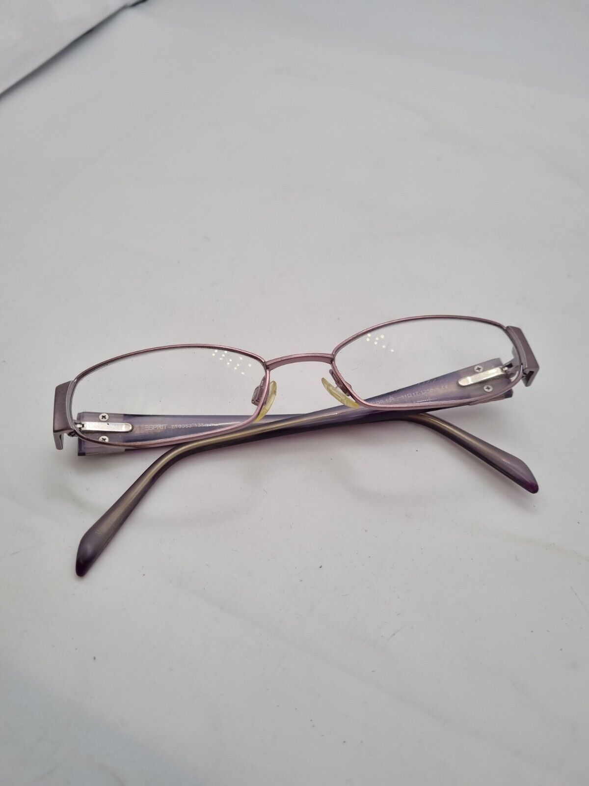 ESPRIT eyeglasses PURPLE RECTANGLE glasses frame MOD: ET9353 135mm COLOR 534