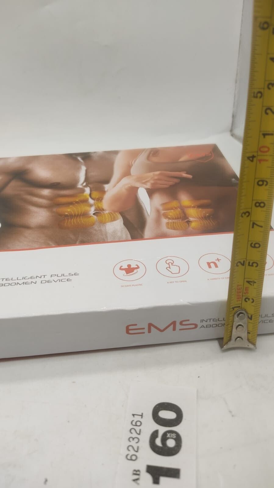 1pc EMS Muscle Stimulator Massage Device, 8 Modes For Abdomen, Buttocks & Hips