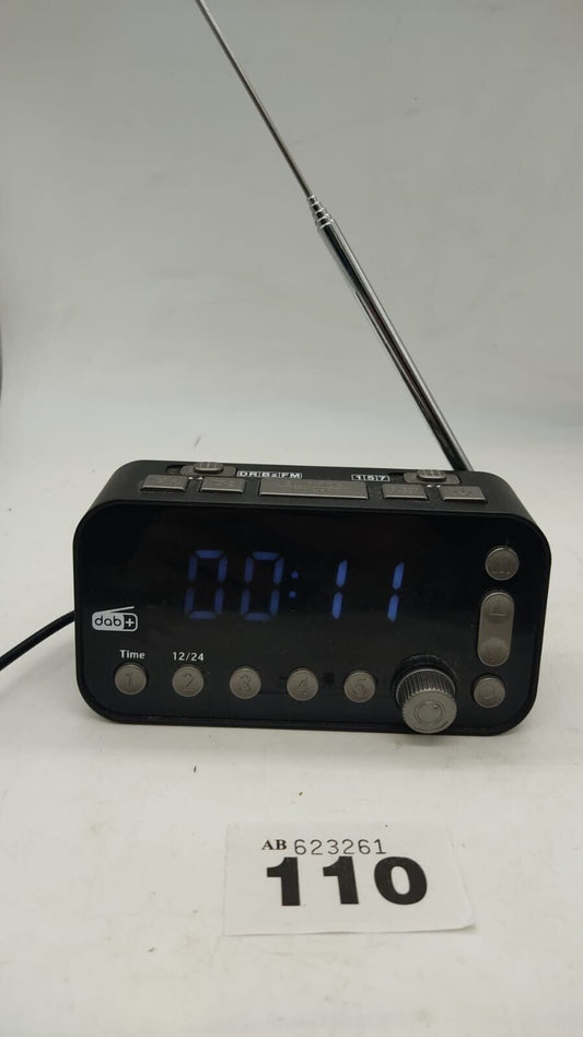 A1 Digital Desktop Alarm Clock DAB FM Broadcasting Radio + USB Power Cable