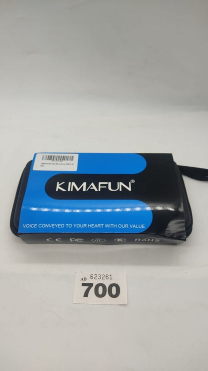 Kimafun KM-G130 Wireless Microphone 2.4ghz for PC, iPhone, Laptop, DSLR Camera