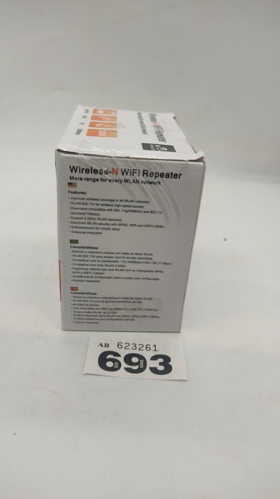 Wireless-N Wi-Fi Repeater 300 Mbps More Range for WLAN Networks New Sealed