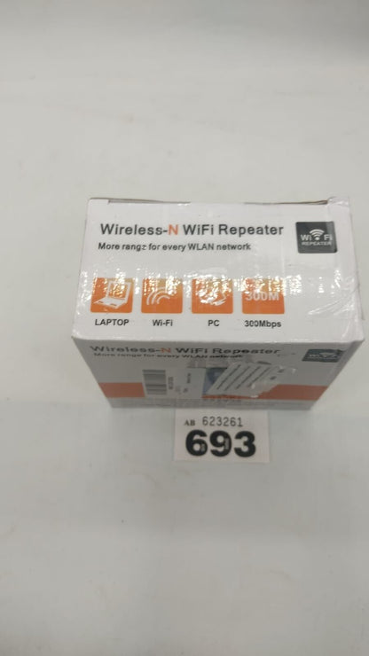 Wireless-N Wi-Fi Repeater 300 Mbps More Range for WLAN Networks New Sealed