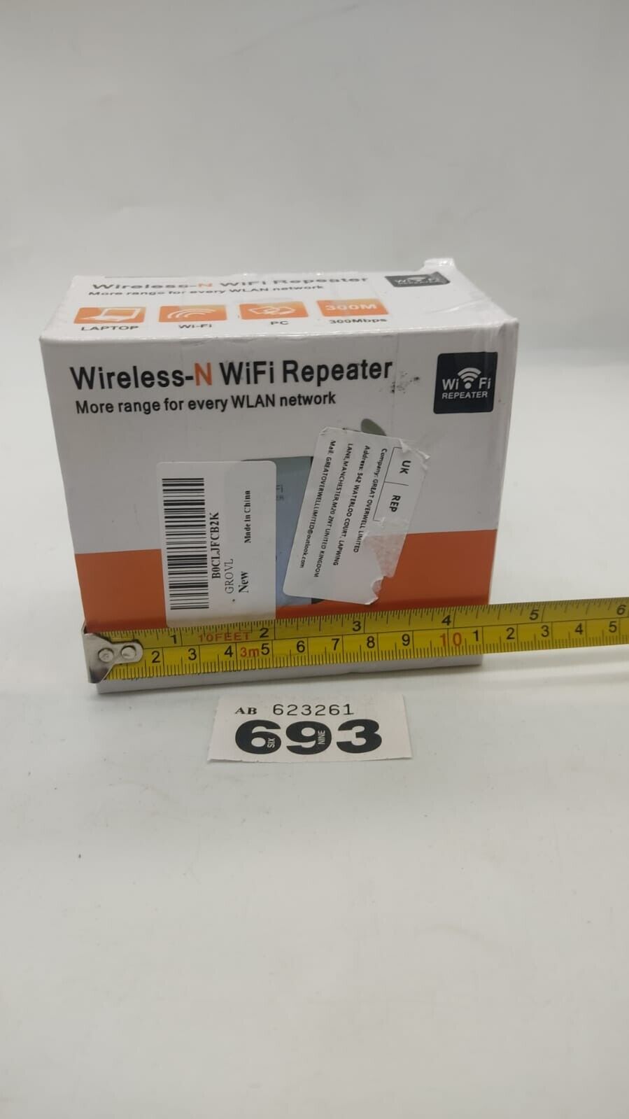 Wireless-N Wi-Fi Repeater 300 Mbps More Range for WLAN Networks New Sealed