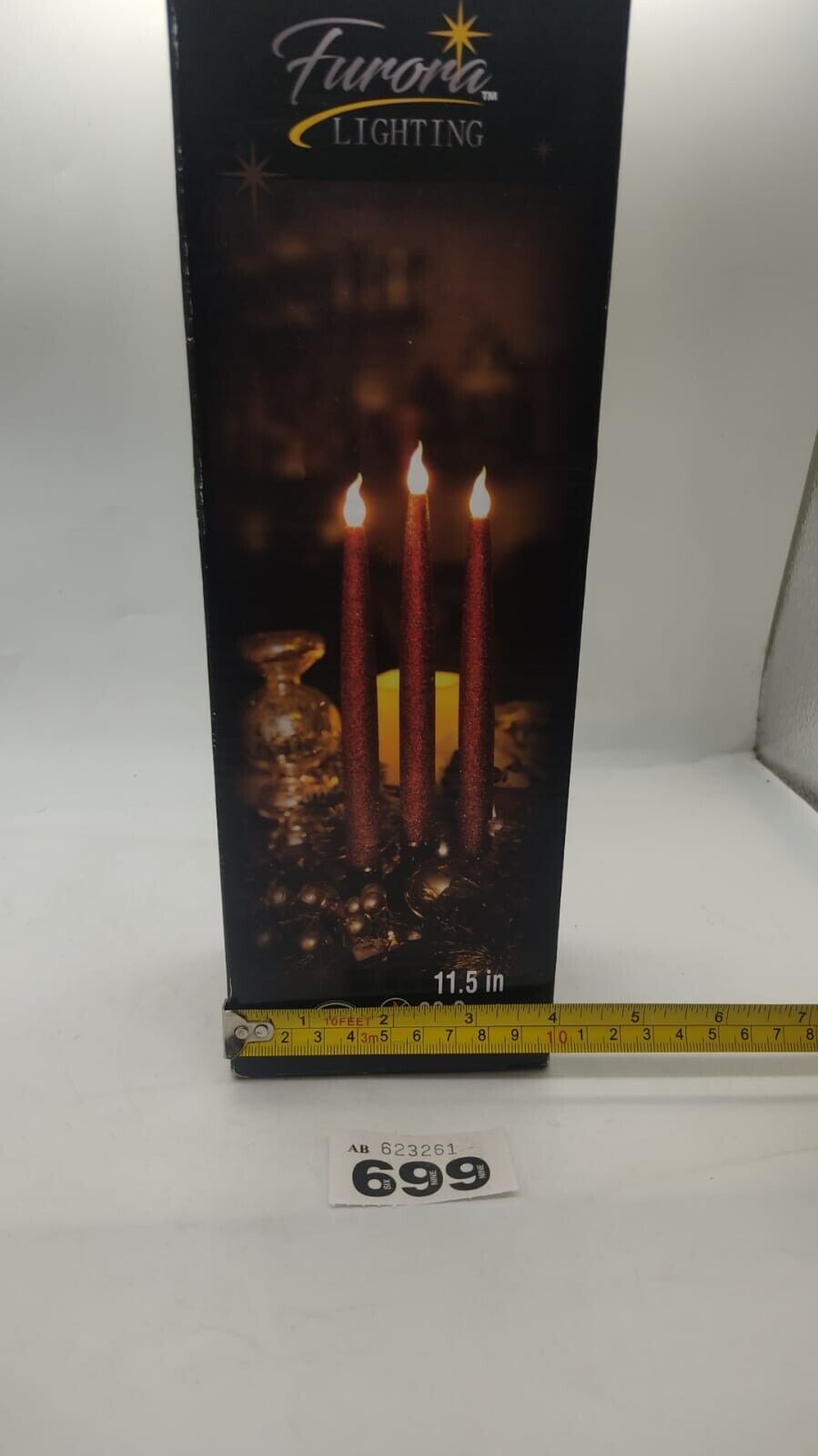 12 Pack Silver LED Flameless Candles Window Candle Light Battery Power w/ Timer