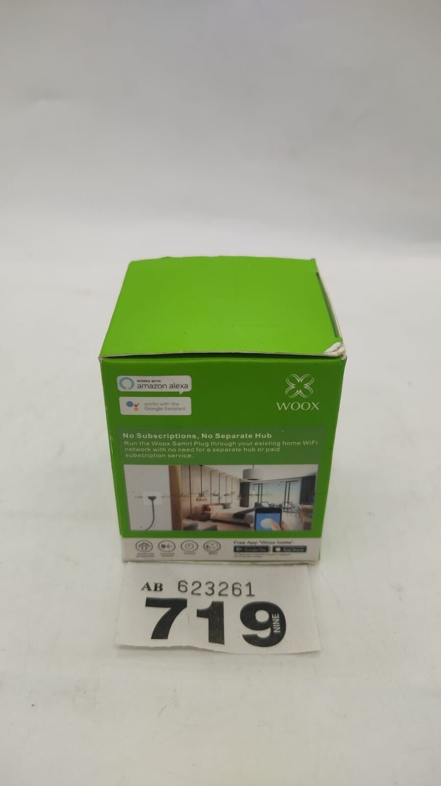 WOOX WIFI Smart Plug Works w/ Alexa, Google Assistant & IFTTT APP Control White