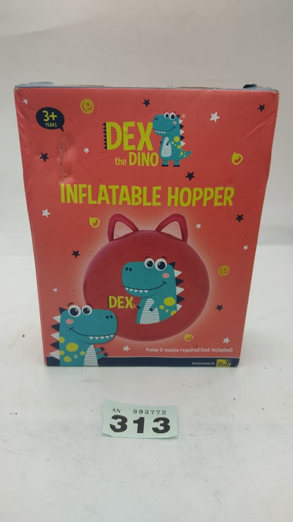 Dex the Dino inflatable hopper. Made by the works. 3+ years