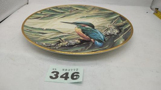 Wedgwood Collectors Edition Decorative Plate Kingfisher Design. Vintage England