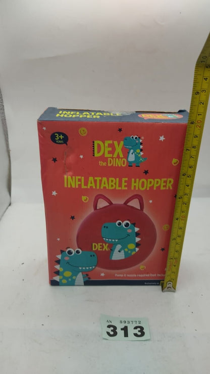 Dex the Dino inflatable hopper. Made by the works. 3+ years