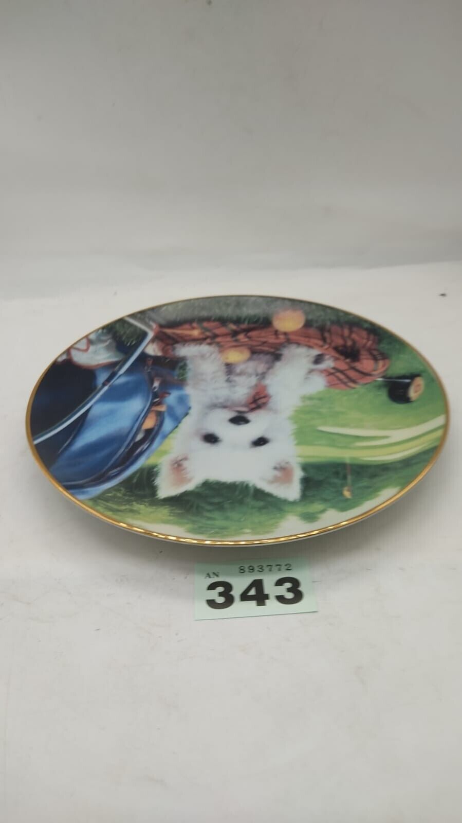 Hole in One by Jim Lamb Good Sports Plate Westie Dog Collector's Edition Vintage