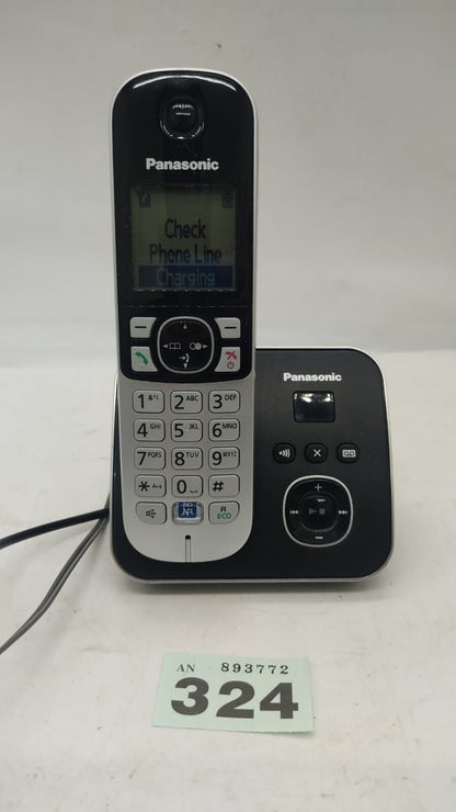 Panasonic KX-TG6811EB Single DECT Cordless Phone w/ All Cables and Power Supply