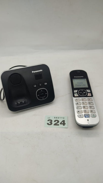 Panasonic KX-TG6811EB Single DECT Cordless Phone w/ All Cables and Power Supply