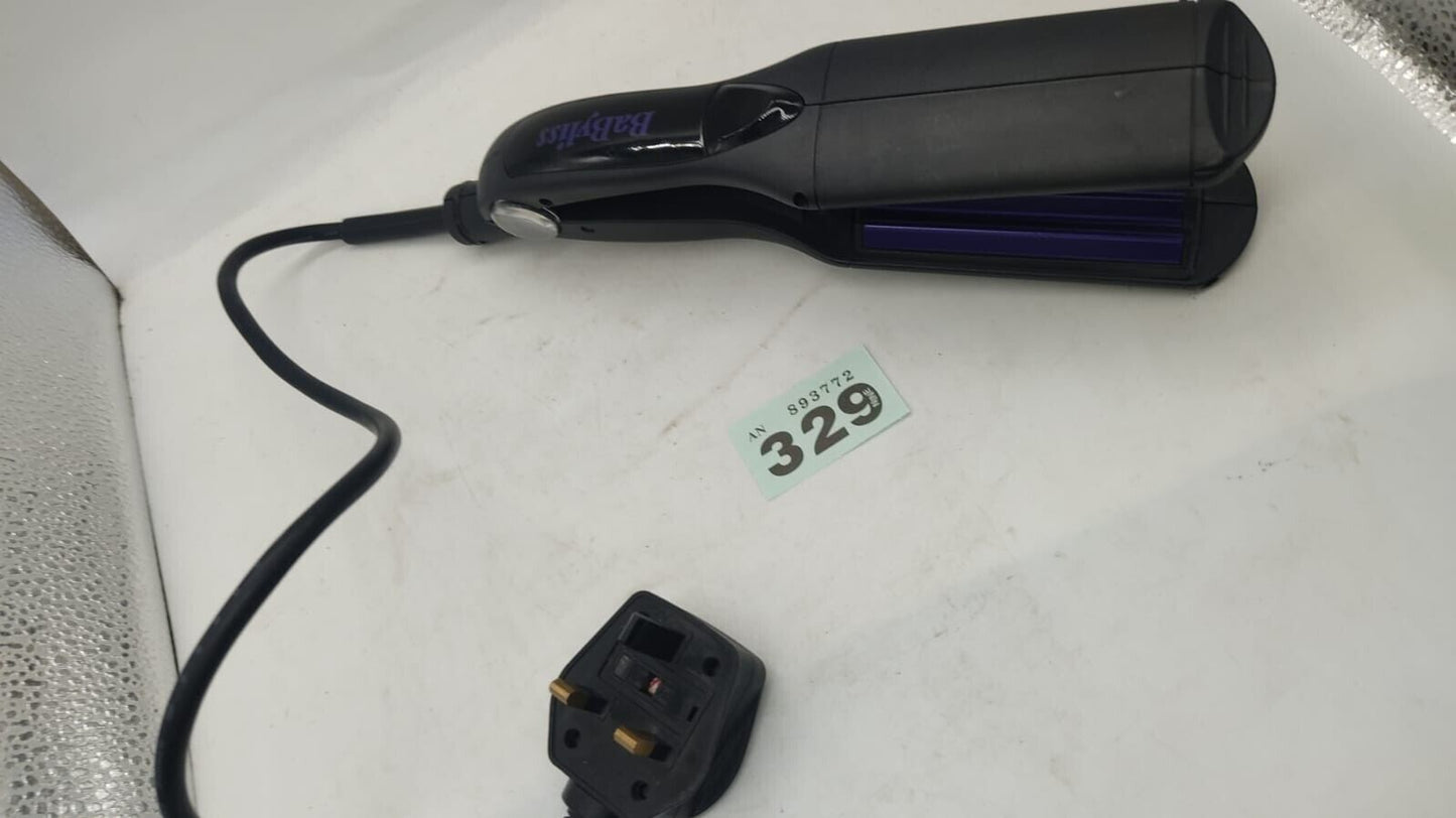 Babyliss C51c Electric Hair Crimpers Purple Black. Tested Working. Used