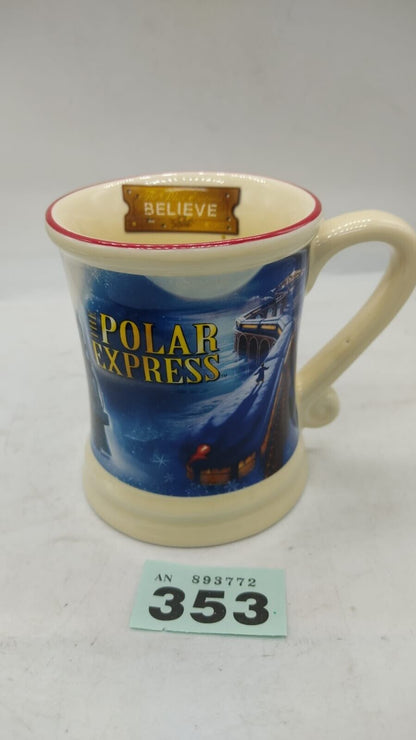 Genuine Warner Bros Entertainment The Polar Express Movie Collectible Mug VTG