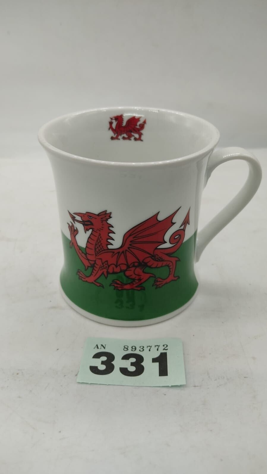 The Leonardo Collection Red and White Welsh Dragon Fine Bone China Mug