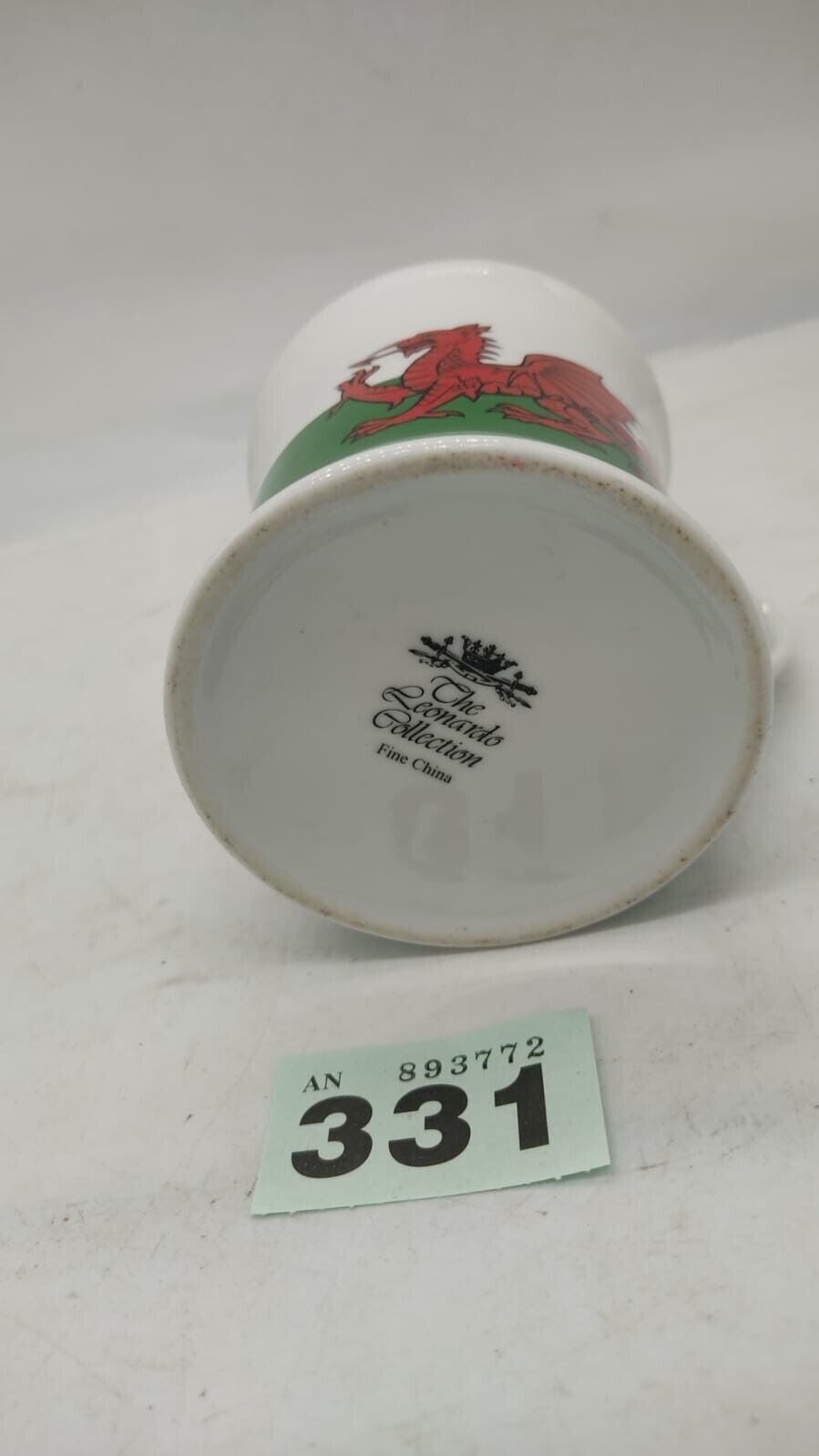 The Leonardo Collection Red and White Welsh Dragon Fine Bone China Mug