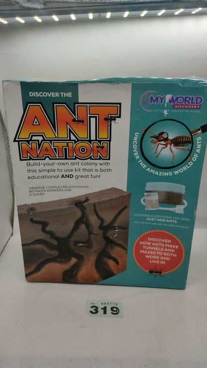 Discover the Ant Nation Build your own Ant Colony Maze Farm Kit Kids Educational