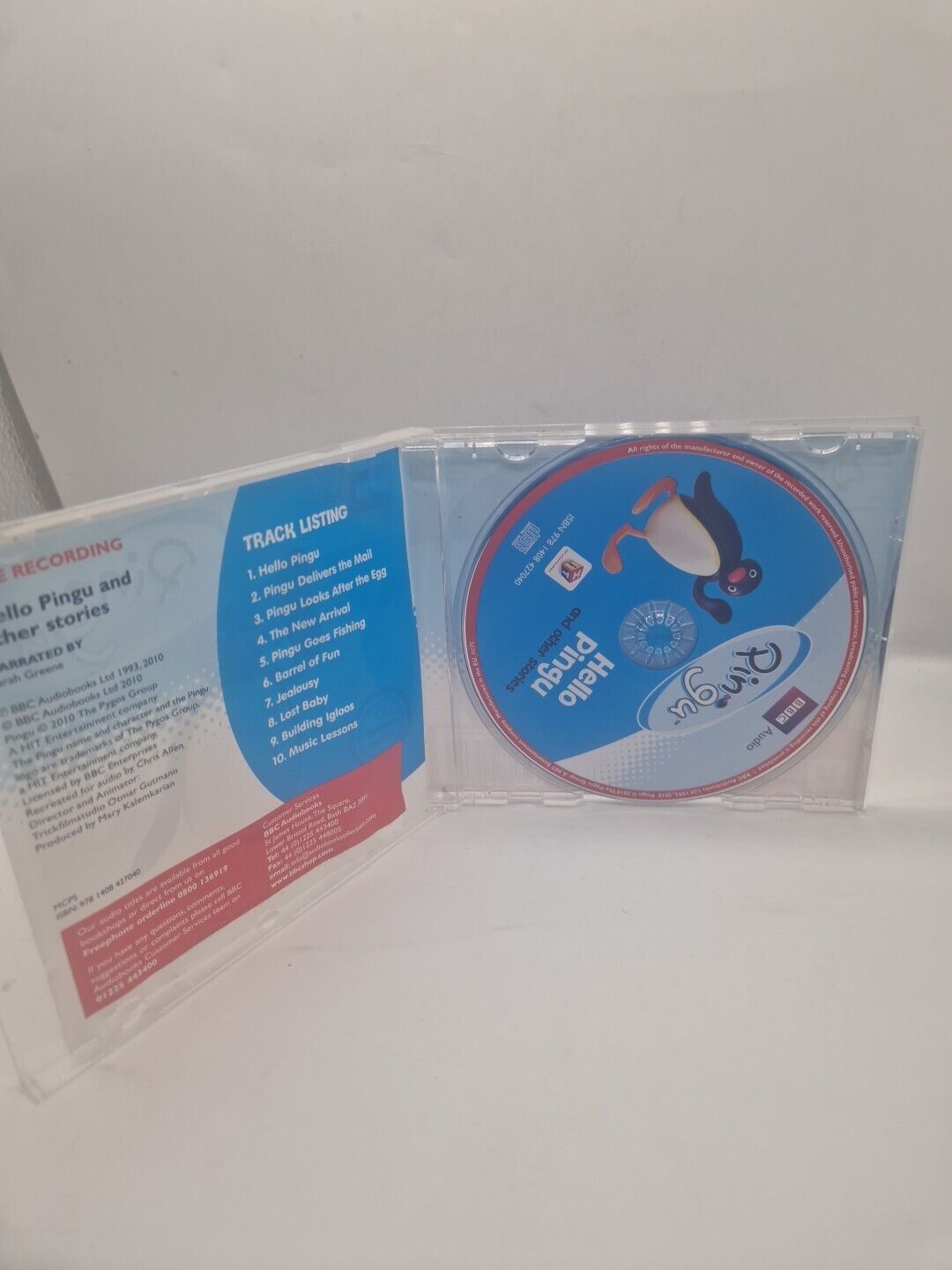 Hello Pingu and Other Stories CD BBC Audio Hit Entertainment 1 CD Sarah Greene