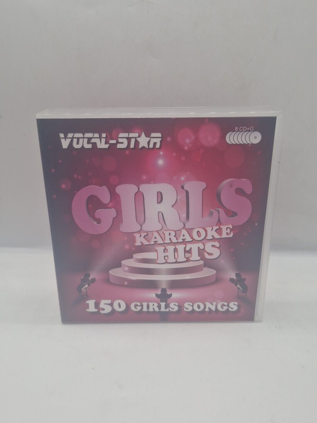 Vocal-Star Girls Karaoke Cdg Disc Set 150 Songs 8 Cd+G Discs For Karaoke Machine