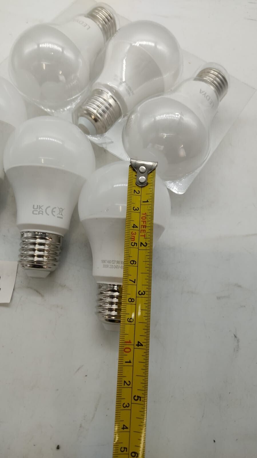 X6 LEDYA Light Bulb LED Bulbs Cool White E27 LED 9W 3000K Energy Saving A+