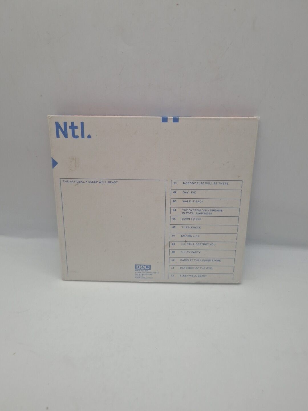 Ntl - The National - Sleep Well Beast- CD Digipak