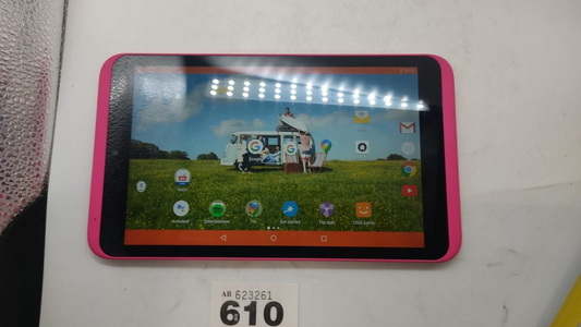 Tesco Hudl HTFA4L Tablet 16GB 8" Screen Pink. Used. Device Only, Tested Working