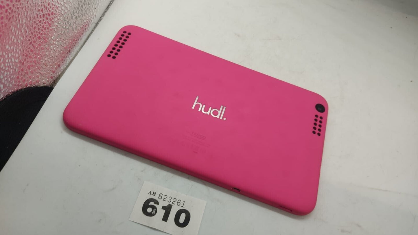 Tesco Hudl HTFA4L Tablet 16GB 8" Screen Pink. Used. Device Only, Tested Working