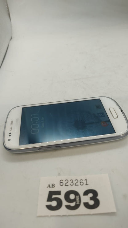 Samsung Galaxy S III Mini GT-I8190 - 8GB - White  (Network Three) Smartphone