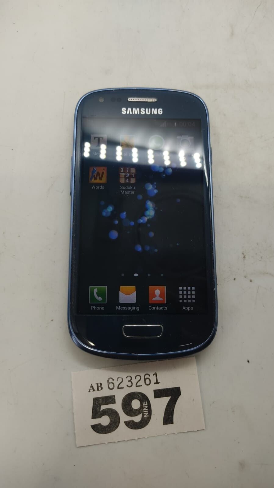 Galaxy S3 Mini 8GB Blue Android (Unlocked)  Smartphone USED, DEVICE ONLY.