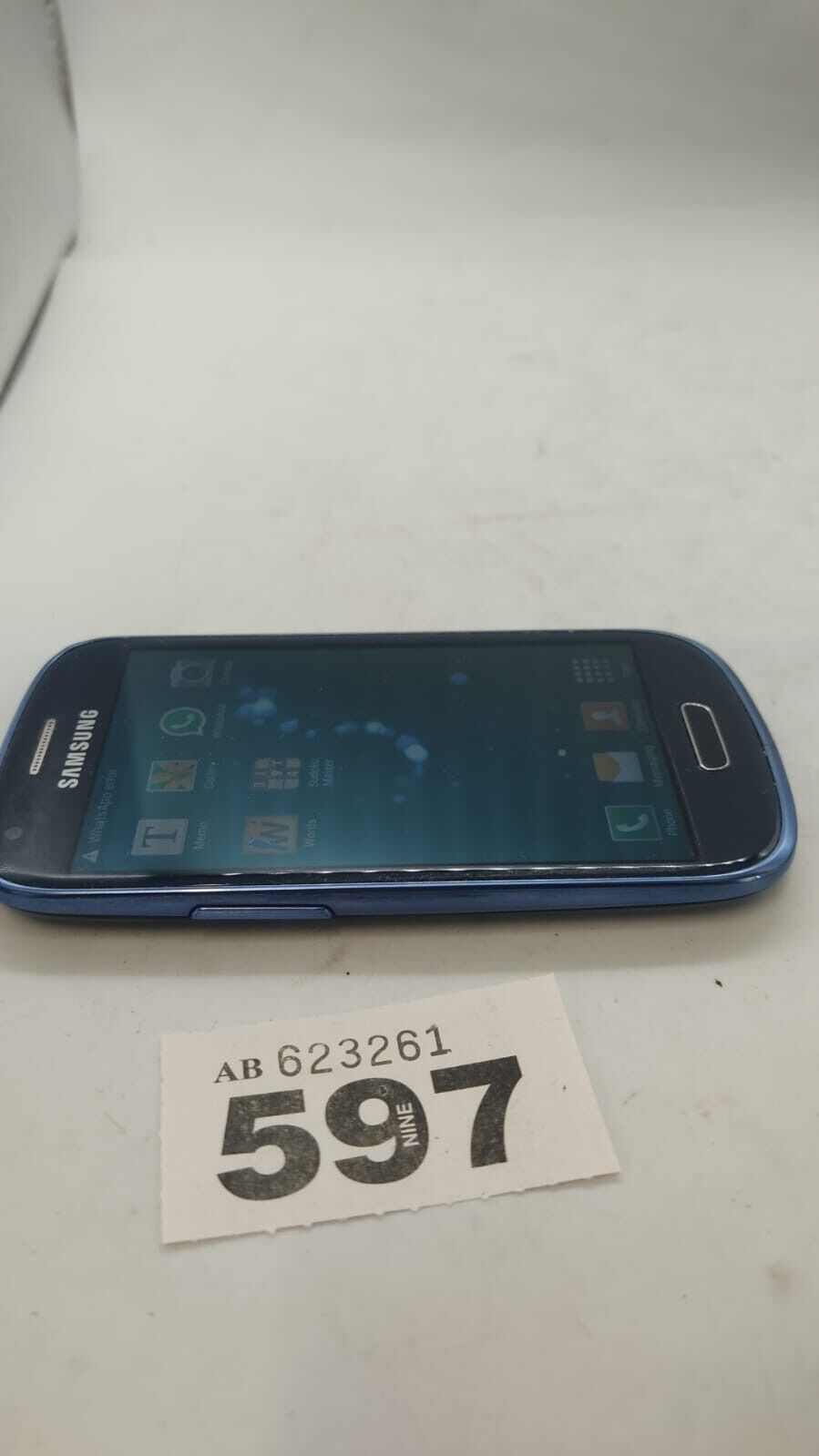 Galaxy S3 Mini 8GB Blue Android (Unlocked)  Smartphone USED, DEVICE ONLY.