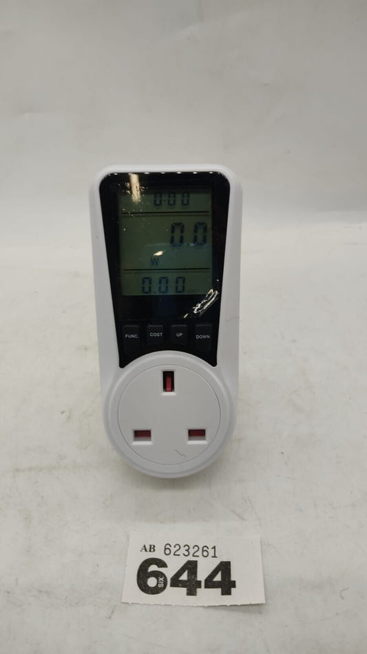 Smart Plug-in Energy Monitor Power Meter Electricity Usage Monitoring Socket UK