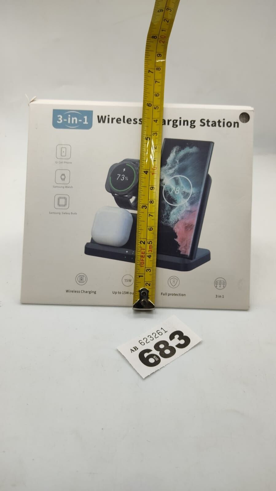 3 in 1 Wireless Charger Stand for Samsung Galaxy S23 S22 21 Watch5 Pro 5 4 Buds2