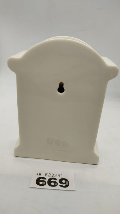 Gilchrist and Soames Porcelain Teddy Bear Clock for Baby's Room, Made in England