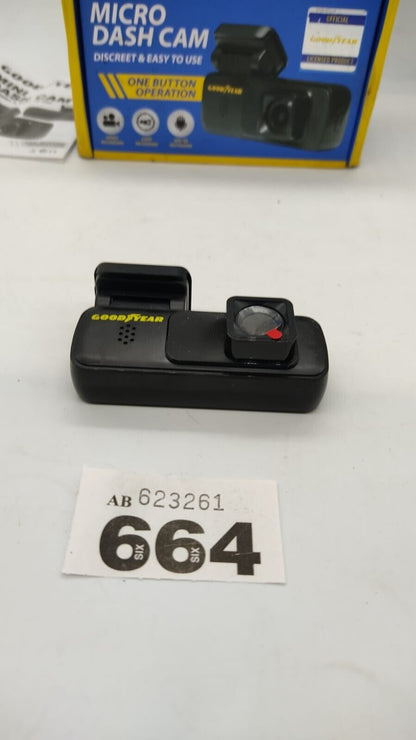 Goodyear Micro One Button Operation Dash Cam with Sound Recording, New - Boxed