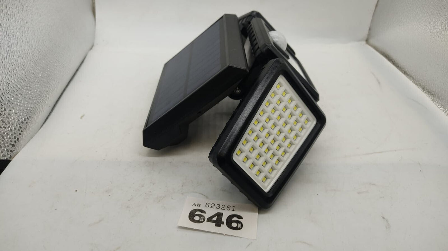 Motion Sensor Light Solar Power 3 Adjustable Heads IP65 Wide Angle Floodlight